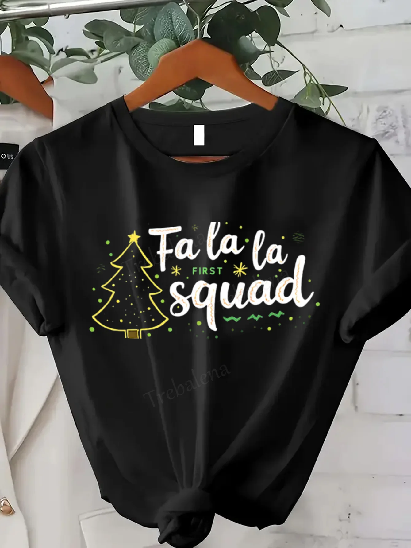 Women T-Shirt Fa La… - image