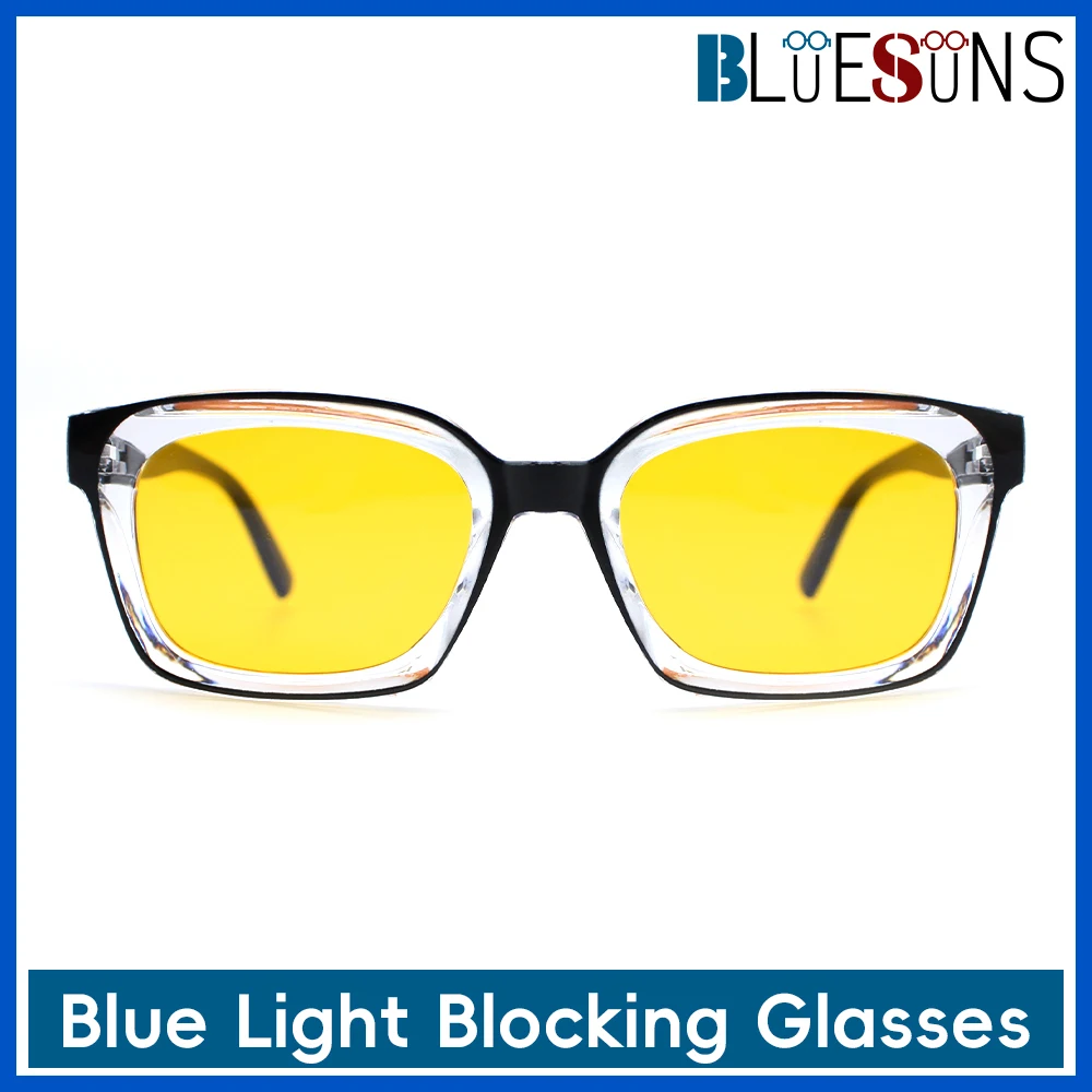 نظارات جديدة تحجب الضوء الأزرق بعدسات صفراء للرجال والنساء لحماية صحة العين عند استخدام الشاشات #2