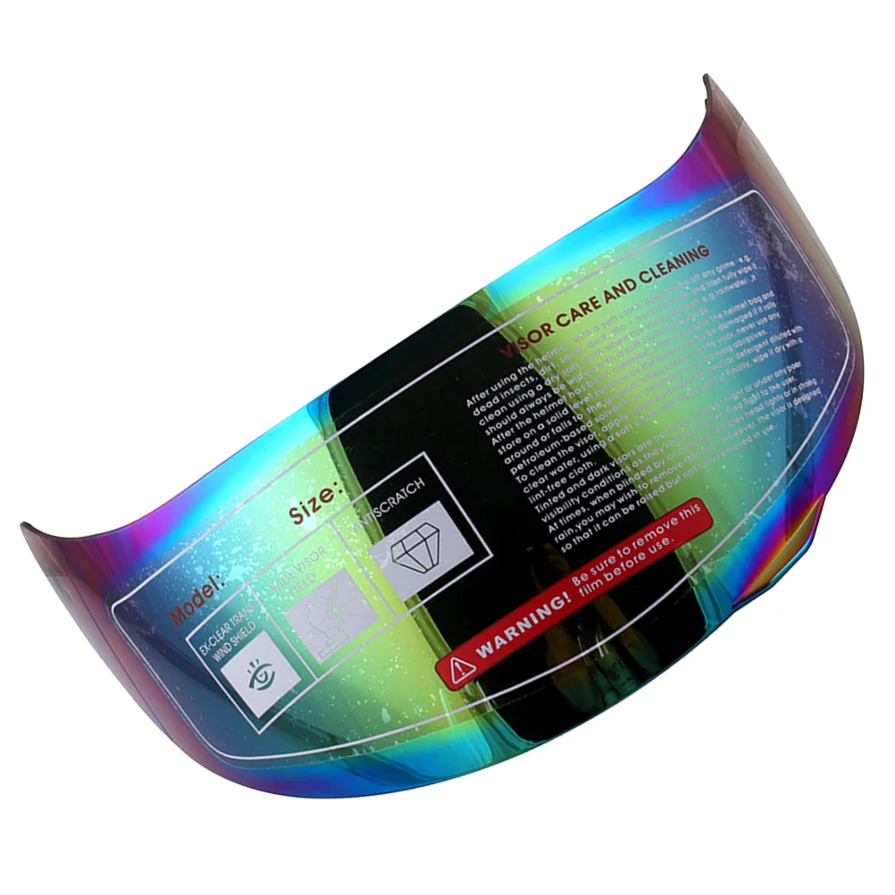 

Detachable Motorcycle Goggles Visor Anti-glare Windproof PC Fence Motorcycle Shield Compatible for AGV K3-SV K5 (Colorful