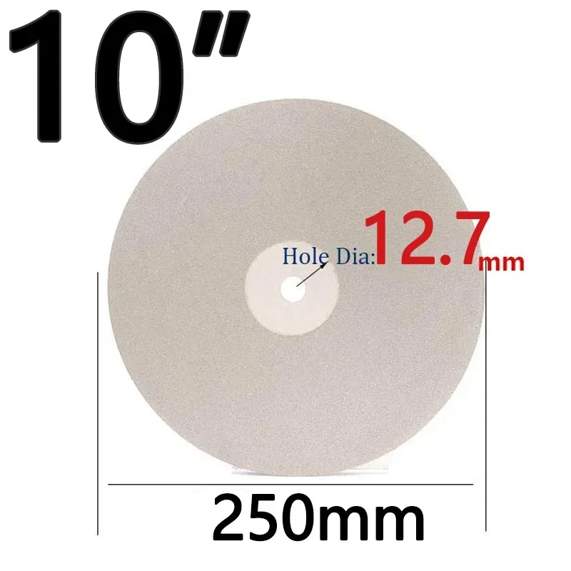 6/8/10 inch Diamantpolijstschijf Platte Lap Slijpschijf Disc Jade Kristal steen Glas Rondjes Tool 46 ~ 3000 Grit