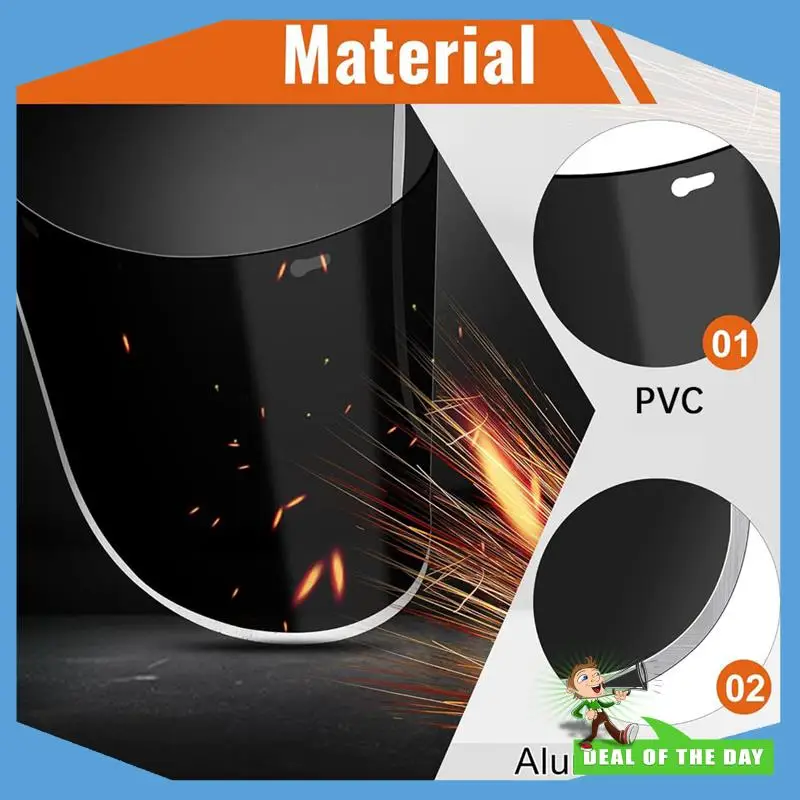 

24-Hour Delivery 4 Pcs For Full-Face Coverage Face Shield Replacement Lens,15.47" X 7.87" Protective Safety Visor Set