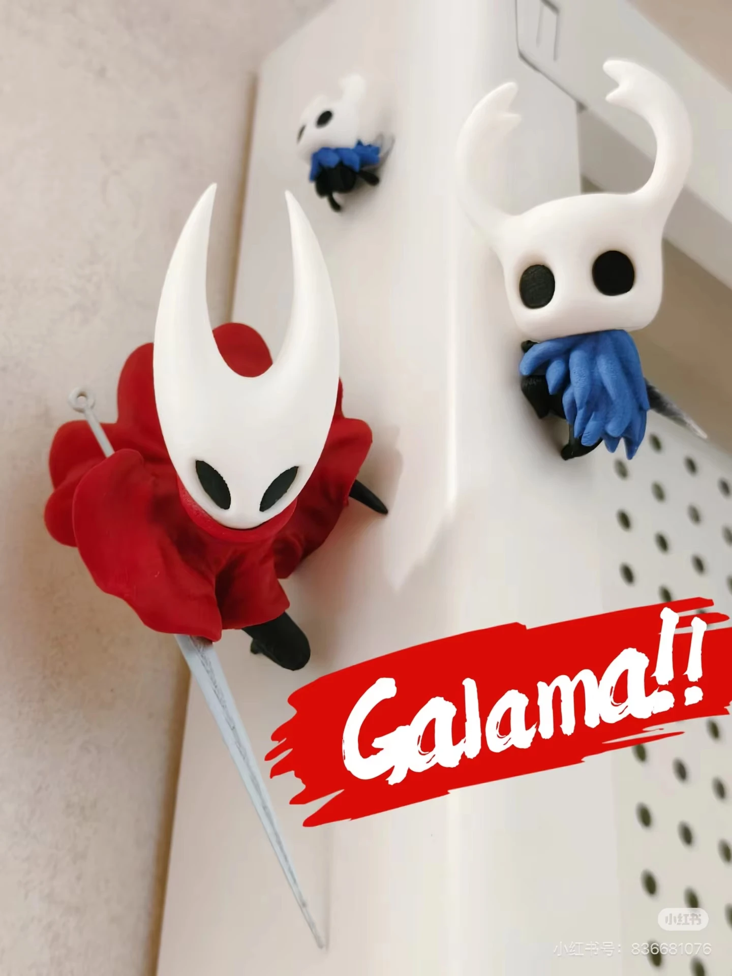 Hollow Knight 2 Silksong Hornet Kühlschrankmagnet 3D Actionfigur Modell Kühlschrank Magnetische Dekoration Sammlerstücke Geschenke – Detail 6