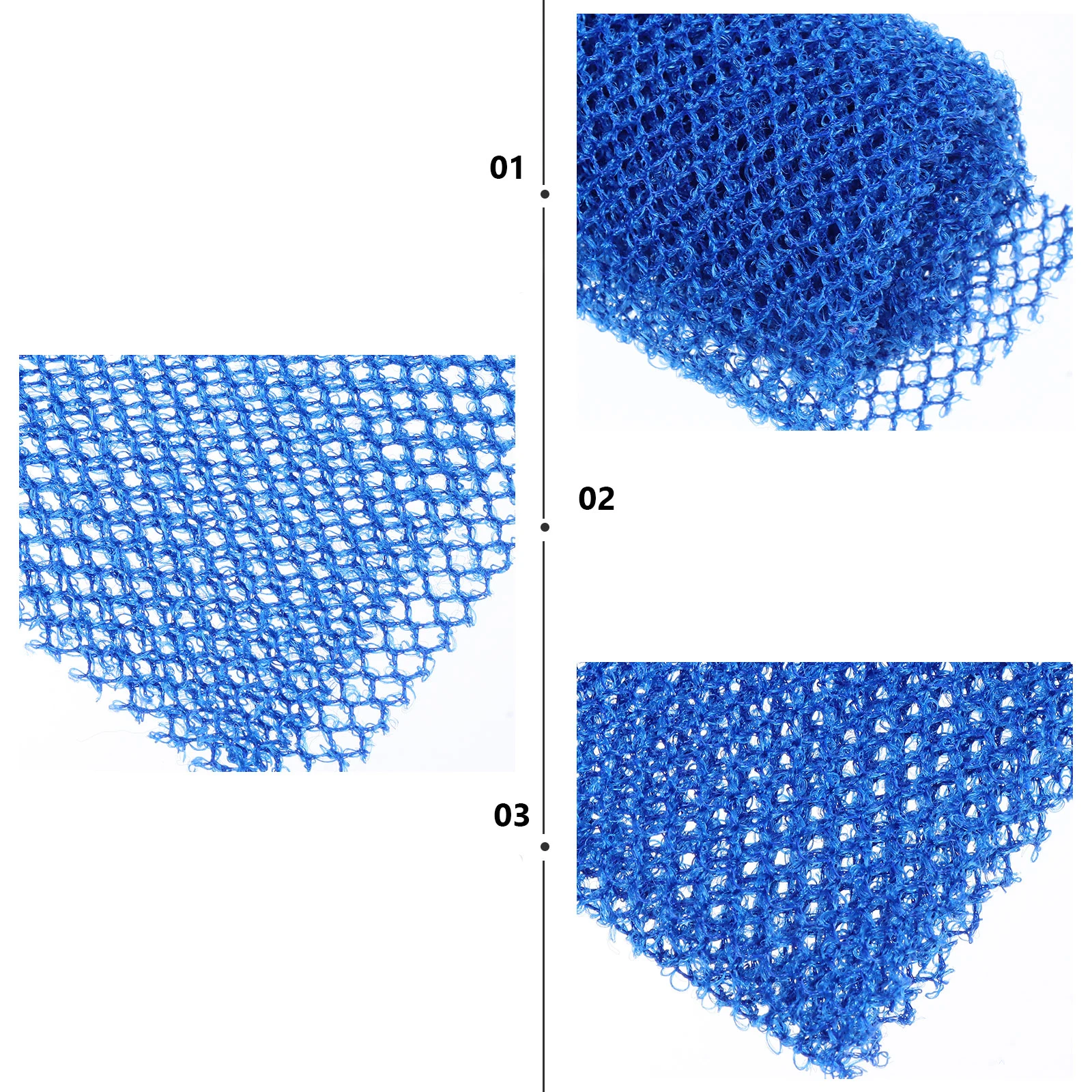 

3Pcs Bath Exfoliating Foaming Towel Scrubber for Body Skin Cleaning Comfortable Shower Cleaning Tool Lightweight Design