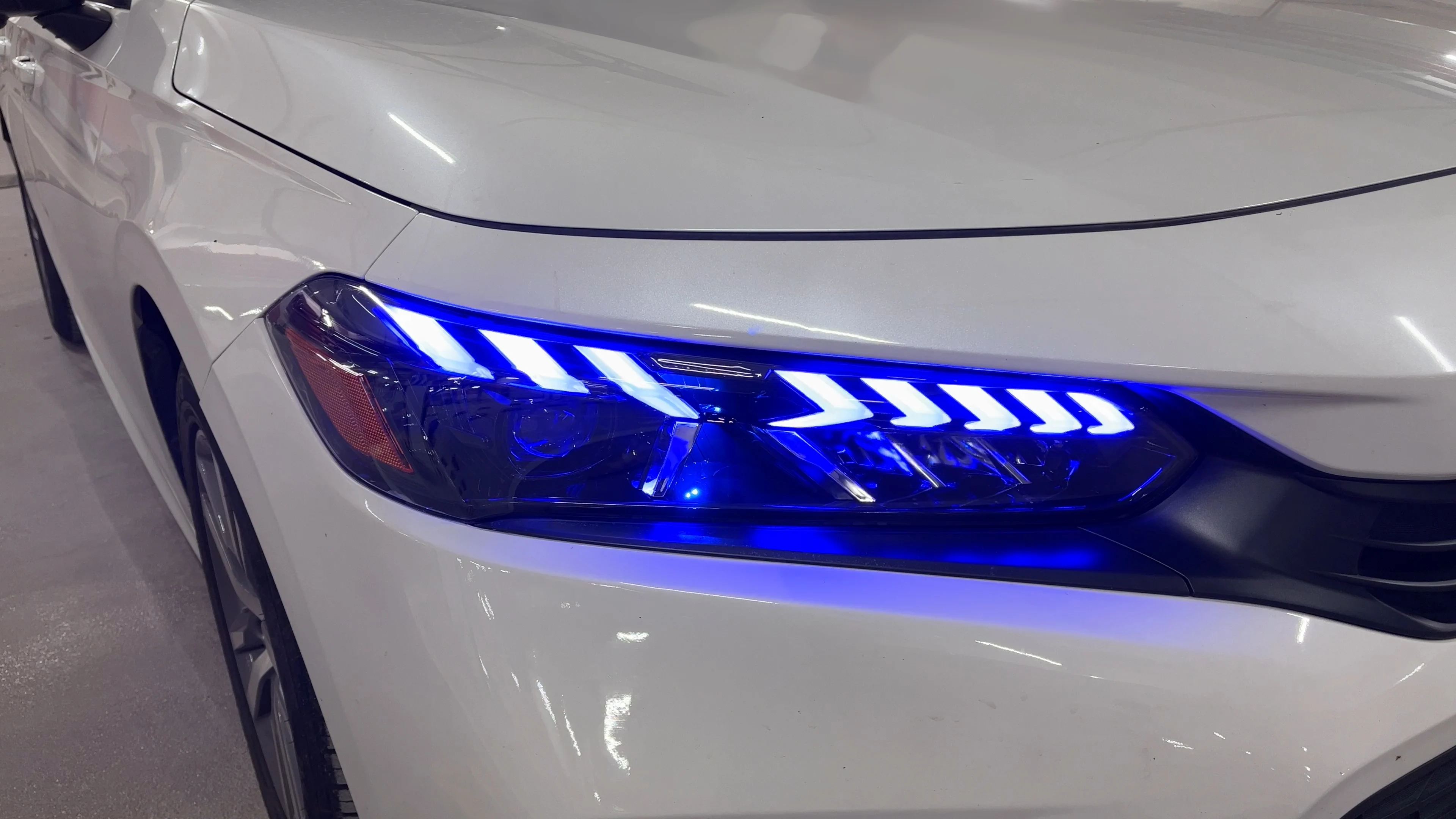 DK Motion Modified Headlights For Civic 2023 11th Gen For Civic Sedan With Sequential Turn Signal