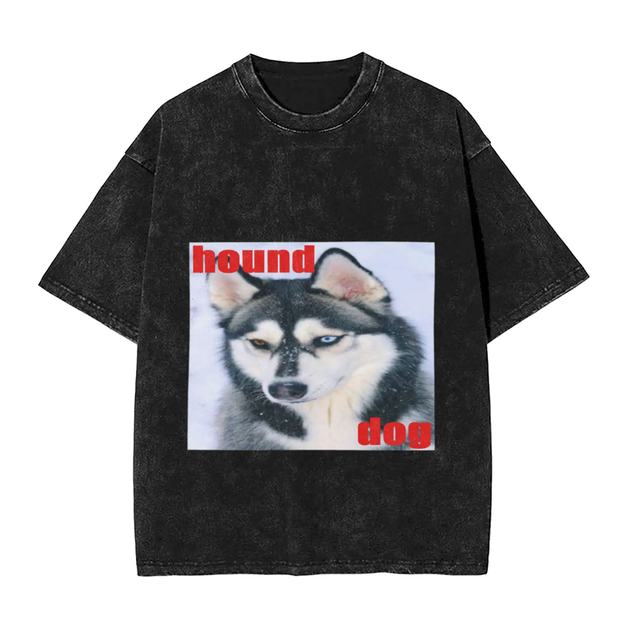hound dog Classic Stylish A Vintage Oversized Cotton Unisex T-Shirts