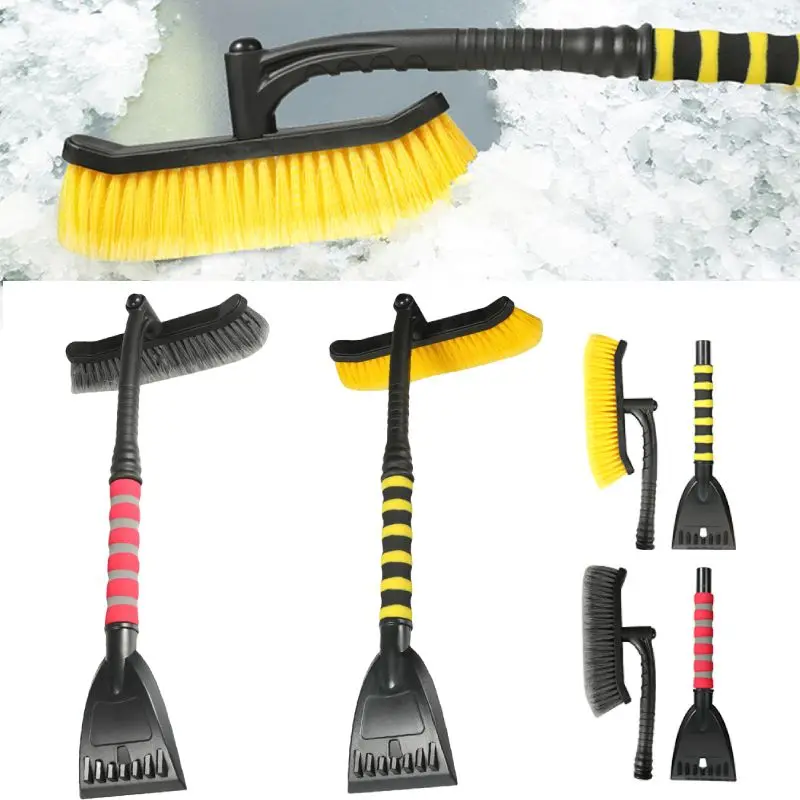 

Winter Auto Cleaning Brush EVA Foam Handle Multipurpose Snow Cleaning Brush Detachable Ice Scraper Emergency Snow Remover Shovel