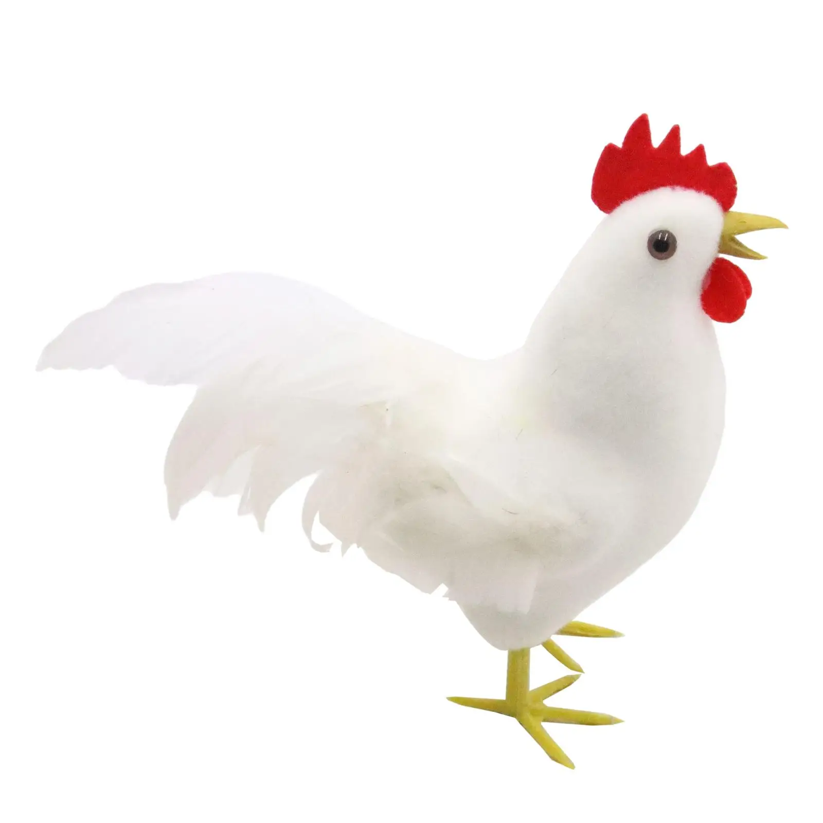 Easter Rooster Sculpture Desktop Ornament Funny Rooster Statue Cock Figurine for Housewarming Gift Home Art Ornaments Patio Lawn