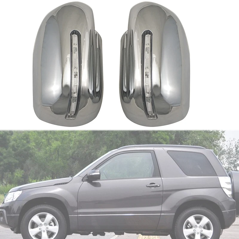 LED Mirror Cover specchietto retrovisore copertura decorativa paillettes 2 pezzi per Suzuki VITARA 2008-2012