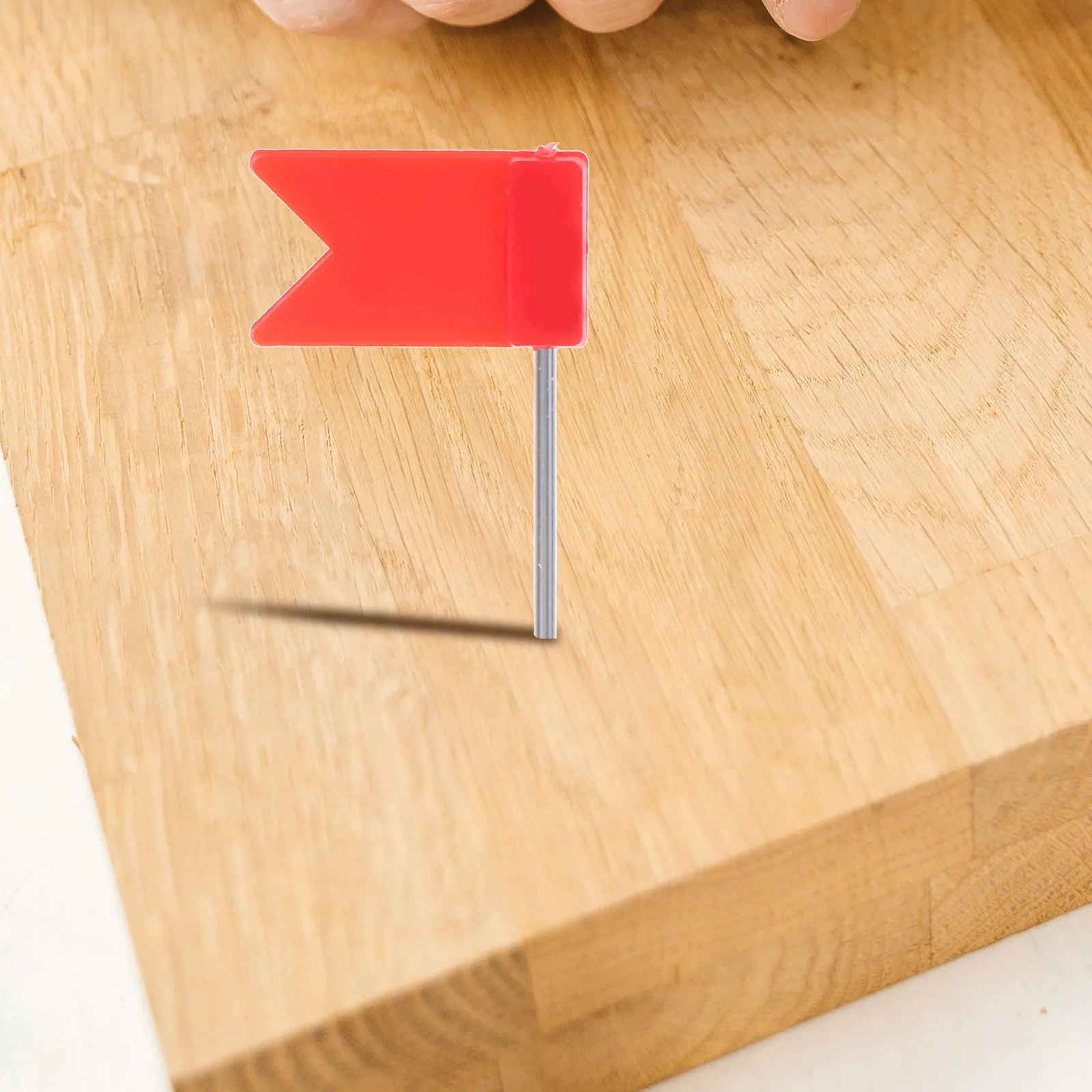 50 Pcs Flag Pin Cork Board Map Push Pins Decorate Plastic Bulletin Pushpins Office