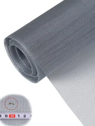 Nano Dense Gray Mosquito Window Screen - Washable, Durable, Easy to Install Insect Mesh - Reusable, High-Strength Fibers