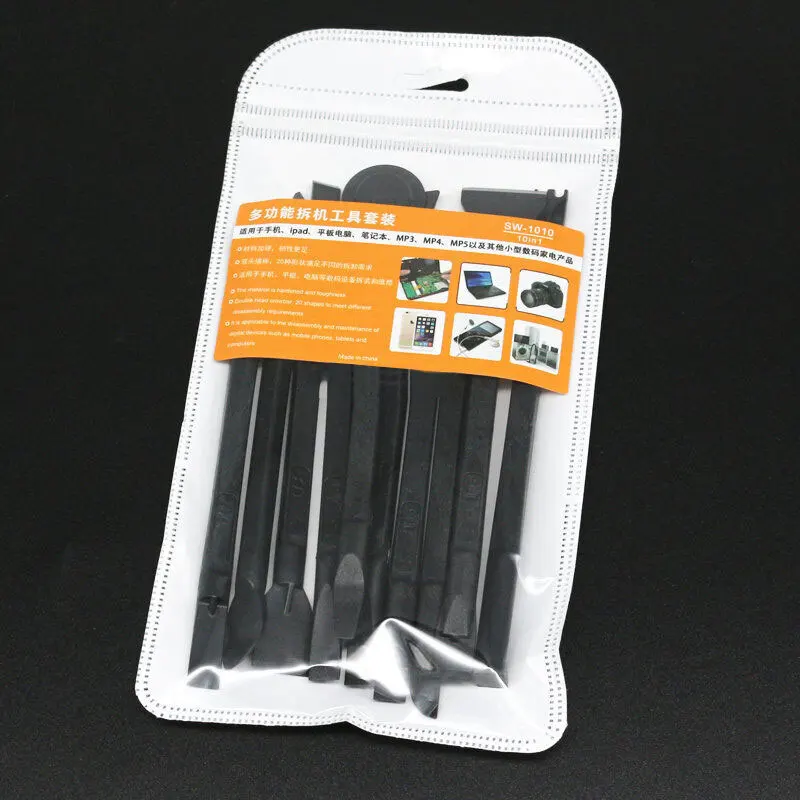 10Pcs Anti Static Plastic Spudger Nylon Stick Pry Opening Tool for iPhone iPad Samsung Smartphone Repair Hand Tools Set