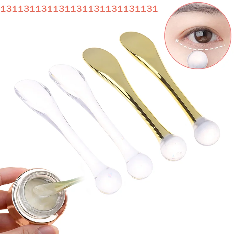 Masque Facial Anti-rides, soins de la peau, cuillère en plastique, applicateur de crème pour les yeux, rouleau de cuillère, bâton de Massage, spatules cosmétiques, 1/5/10 pièces