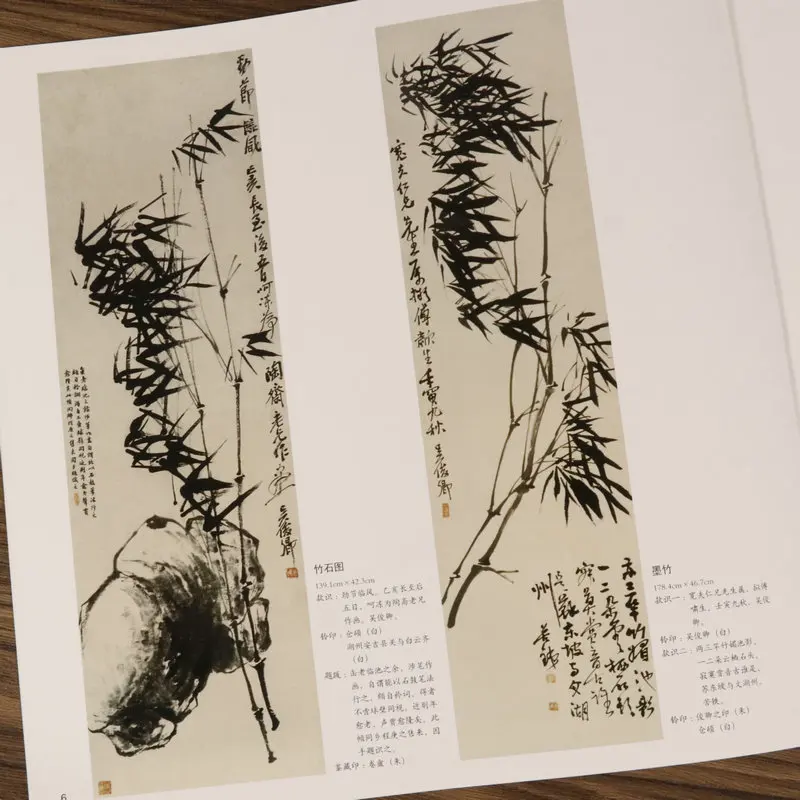 Imagem -03 - Chinese Landscape Drawing wu Changshuo Zheng Banqiao Works Collection Chinese Painting Master Classic Series Books Picture Album