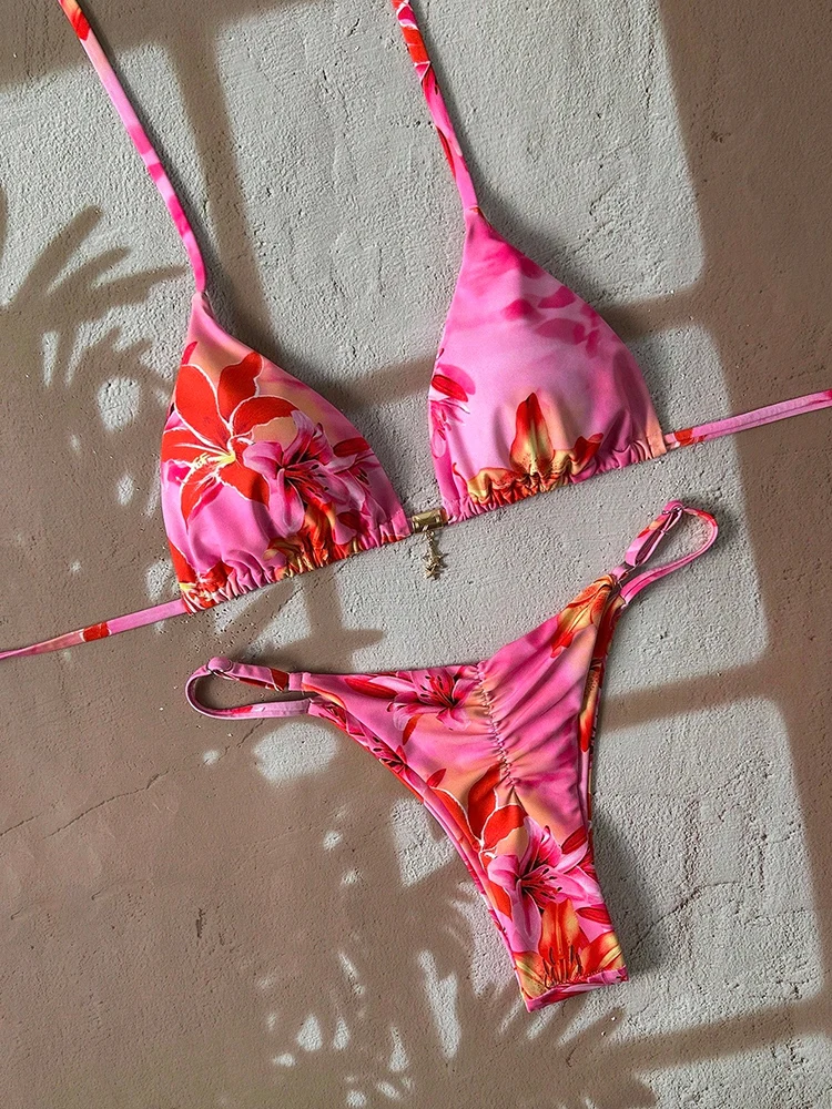 

Micro Bikinis 2026 Push Up Women Swimsuits Sexy Swimwear Brazilian Bikinis Sets Halter Biquini Leopard Swimsuit Summer Beachwear