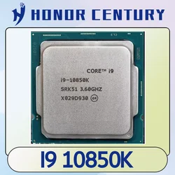 Rdzeń i9 10850K 3.6GHz 10-rdzeniowy 20-gwinowy procesor CPU L3 = 20MB 125W LGA 1200 H510 płyta główna