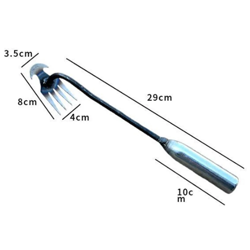 Multifuncional Jardim Weeder, Manganês Aço, Enraizamento Da Relva, Solo Solto, Mão Weeding Remoção, Extrator, Ferramentas De Jardinagem