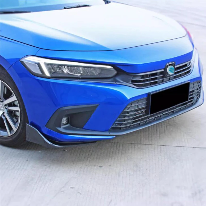 For Front Wrap Angle Bumper Diffuser Lip Splitter NEW Honda Civic Refit Anti-Collision Accessory Body Kit 2022 2023 Year