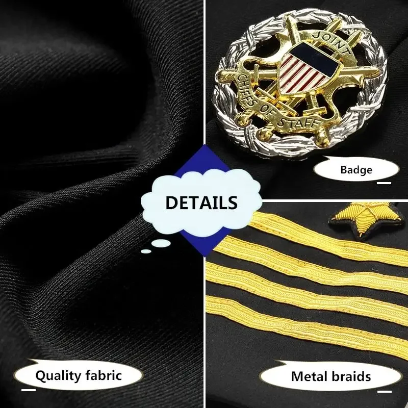 高級クルーズオフィサーコマンダー海軍制服女性ジャケットスーツ管理者安全作業服警備員の制服