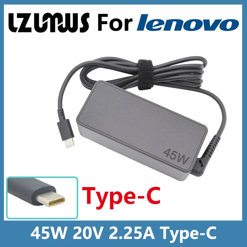 Cargador Adaptador de Corriente Alterna Tipo C de 20 V 2,5 A 45 W para Lenovo ADLX45NLC3 ADLX45NDC3A ADLX45NCC3A 0C19880 59370508 ADLX45NLC3A