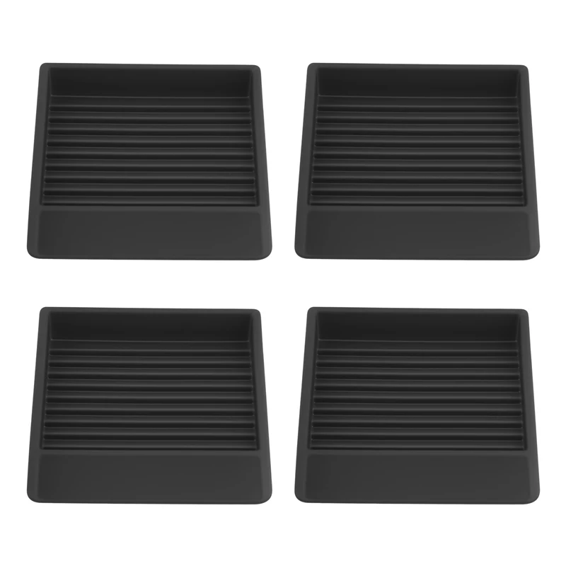 

4 шт. противоскользящих накладок для мебели — квадратные резиновые противоскользящие подставки 5х5 см, подставки под ножки — для дивана, стула, кровати, прочные — AT35