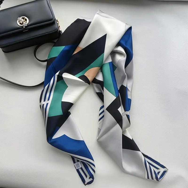 Double Sided 90 Silk Scarf Wraps 100% Real Silk Scarf Shawl