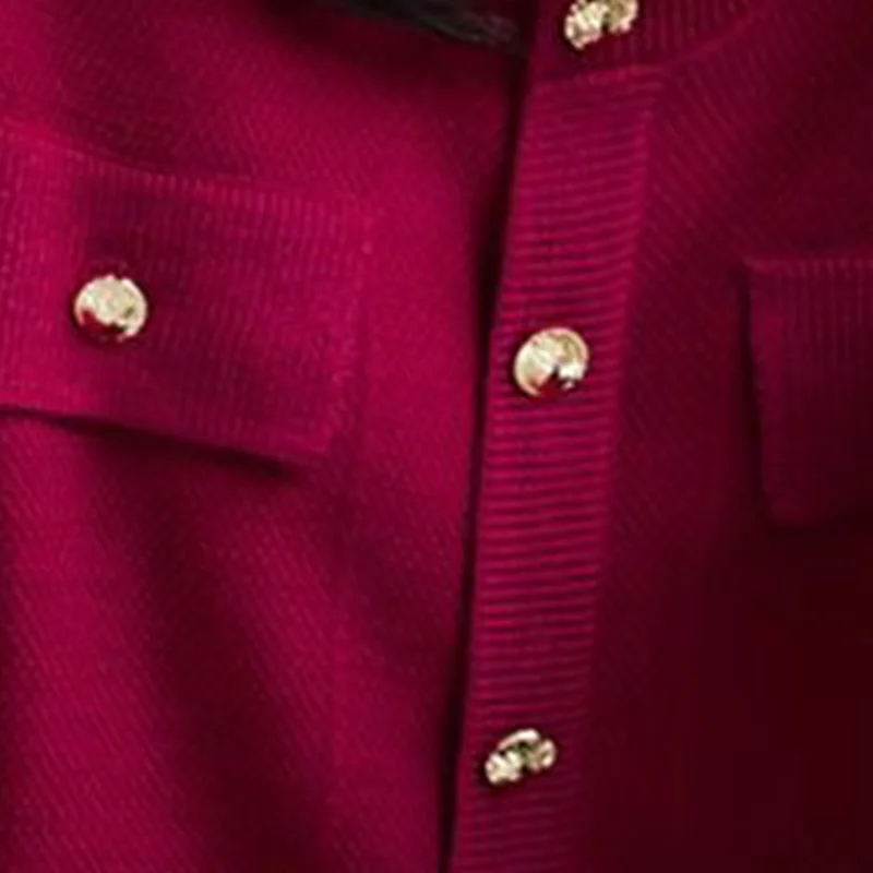 Women Autumn Winter Fashion Simplicity Button Solid Color Knitting Women Clothes Elegant Sweater Cardigan Long Sleeve O-neck Top