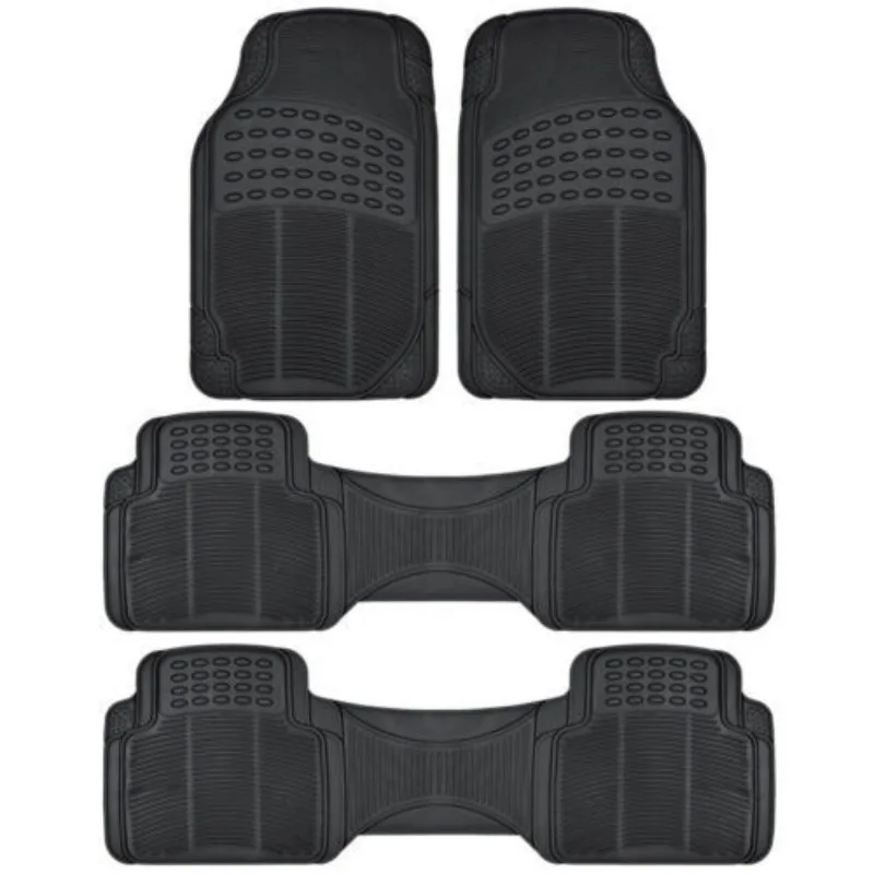 

Heavy Duty All Weather Rubber Car Floor Mats 4pc 3 Row Black Fits Honda Odyssey United States