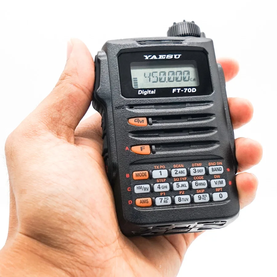 FT70DR Original Yaesu 144/430MHz Digital/Analog Handheld Transceiver C4FM/FDMA  Waterproof Dustproof HAM Wireless Communication