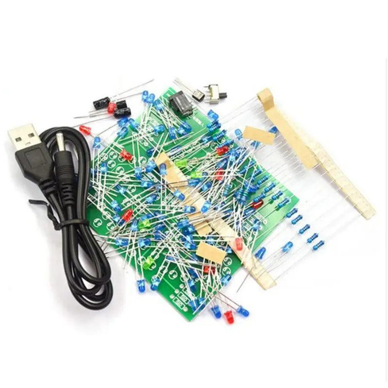 【SPECIAL OFFER】DIY Electronic Kit DC 4.5-5V Swing Wind Chime Windbell Soldering Project Practice Learning Kit, Without Case