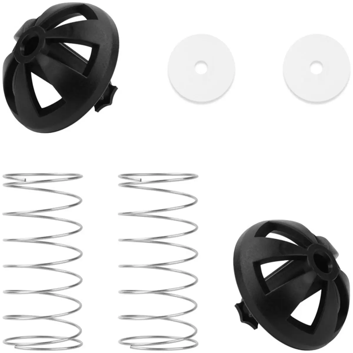 A47T 2Pack Coffee Replacement Brew Basket Spring-Loaded Stopper Kits for Number: 990117900,990237500 Coffee Machine Accessory