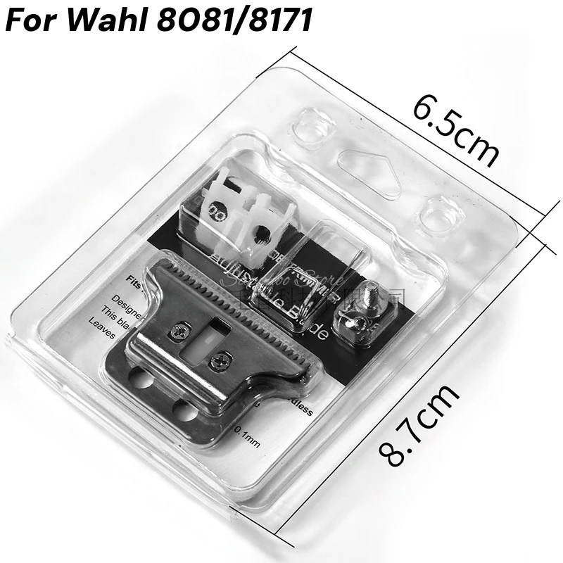 Replacement T Wide Blades for Wahl 5 Star Detailer Li Trimmer 8081 and 8171 - Adjustable Stainless-steel Zero-Gap Trimmer Blade