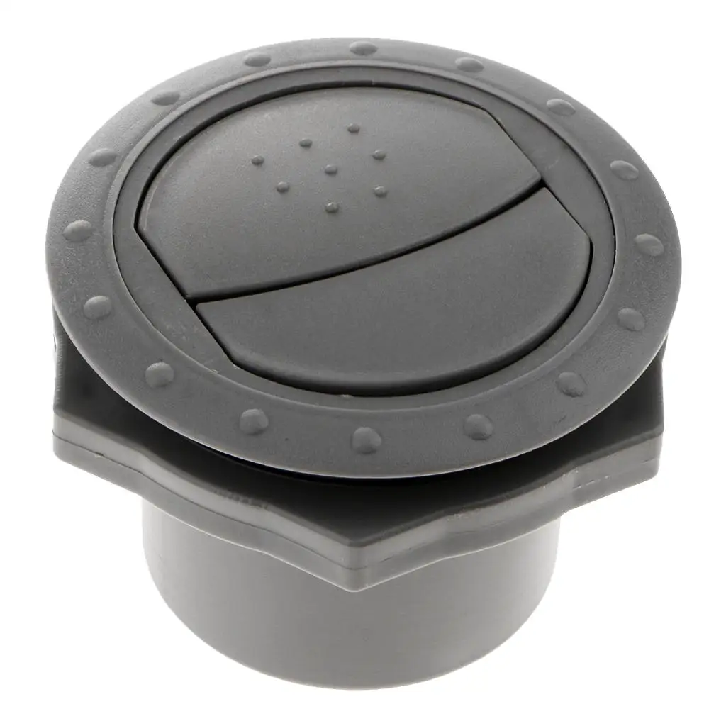 60mm Round Universal Car RV Side Roof 60mm Outlet Air Vent Cover, Grey