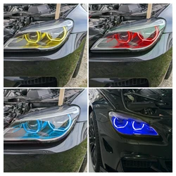 CSL Multi-color Angel Eyes DRL For 2016-2019 BMW F06 F12 F13 LCI adaptive LED Headlight Daylight Yellow Blue Red 7394901 7394902