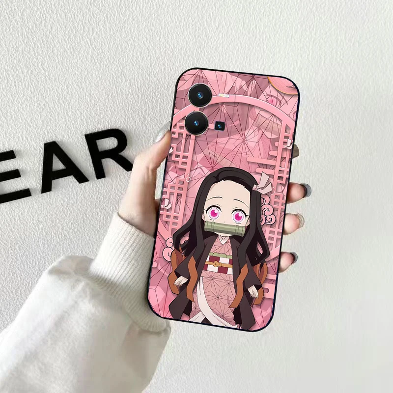 

Demon Slayer Phone Case For VIVO Y53S Y33S Y01 Y11S Y31 Y21 Y70 Y21S Y72 Y35 V27E V23E V21 V23 Pro V21E