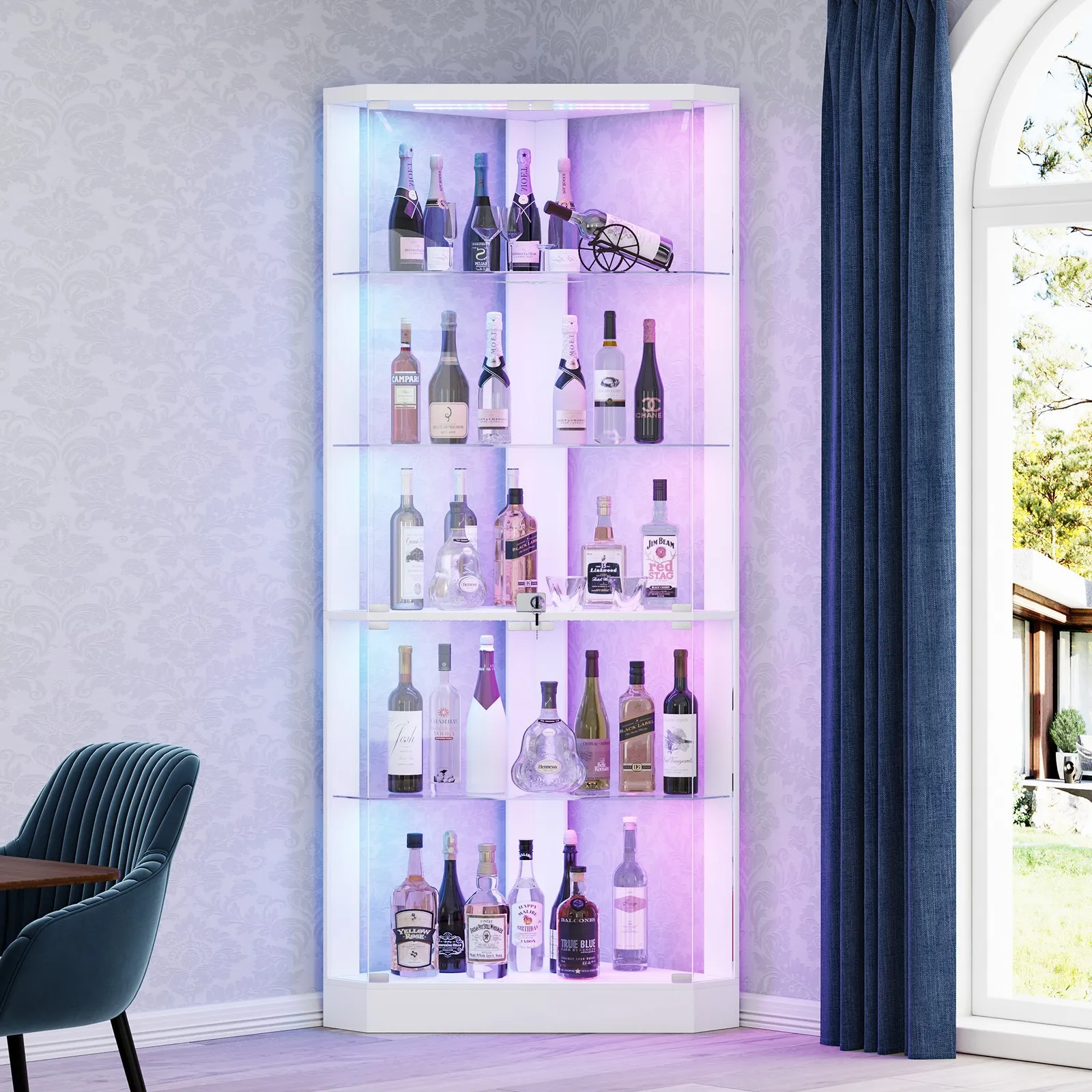 Corner Display Cabi…