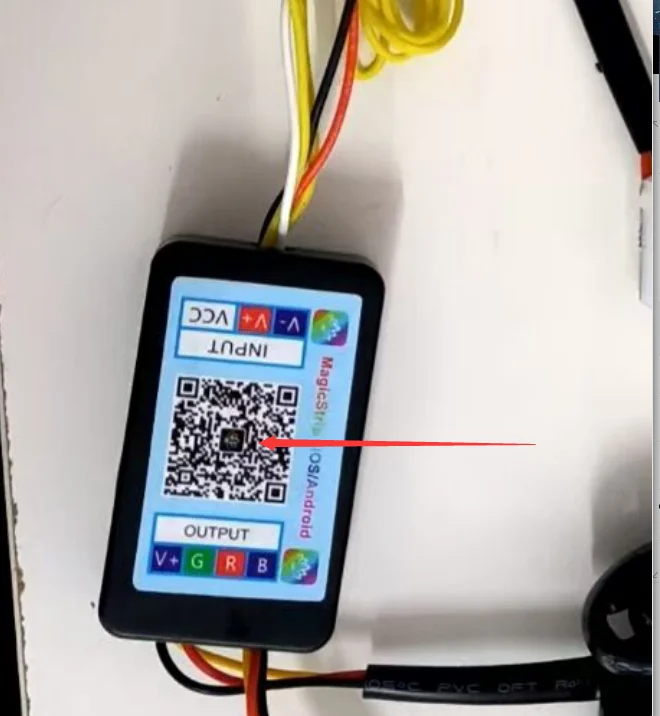 1PCS = Controller Fit for LED Angel Eyes RGB APP Bluetooth Hexagon Halo Rings