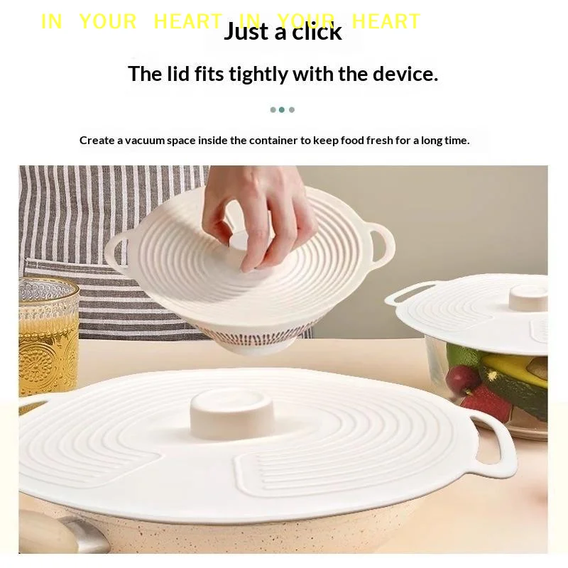【X】3pcs Silicone Lids Set With Double Handle Pot Lid Heat-Resistant Microwave Splatterproof Cover Reusable For Bowls Plates Pans view 6