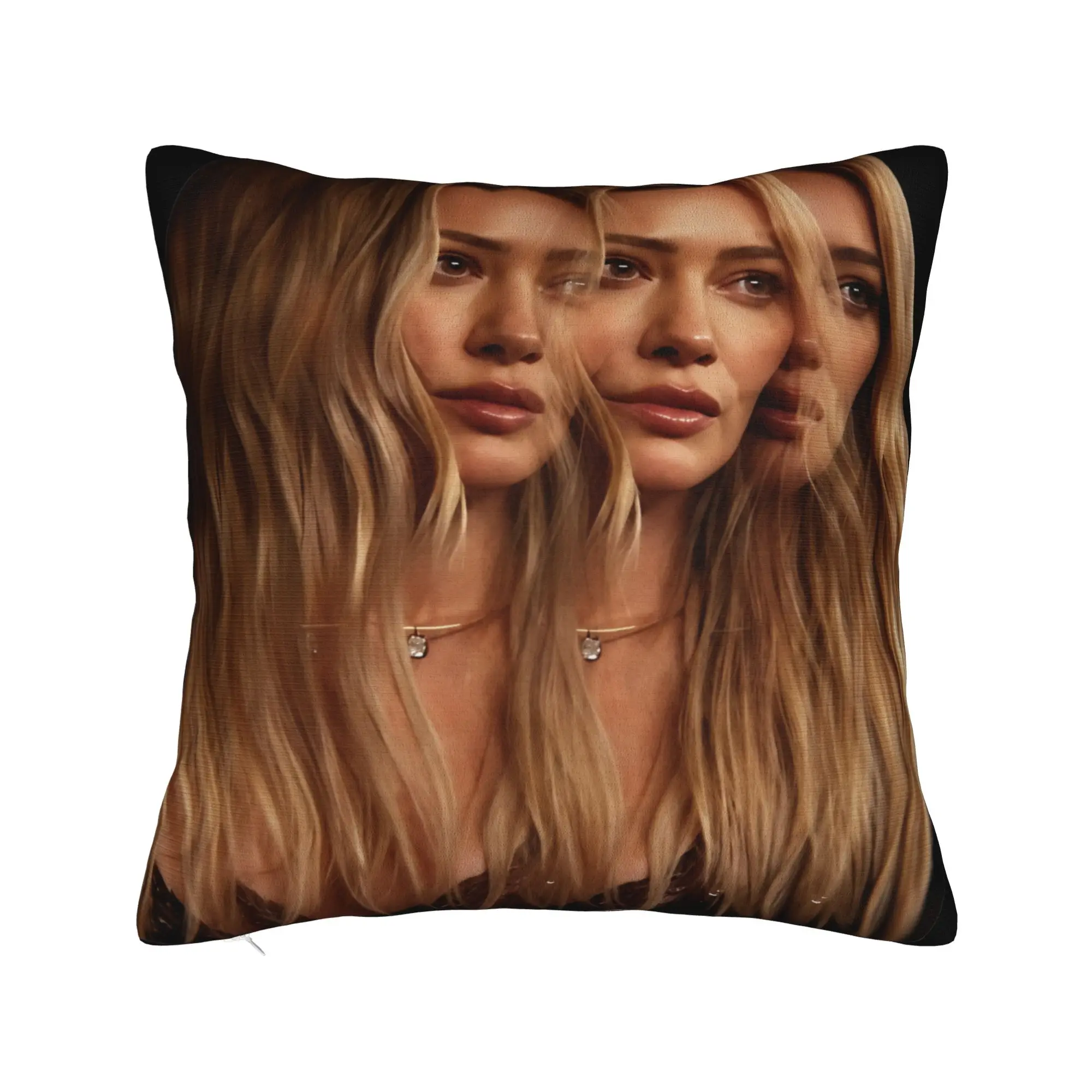 Hilary Duff Lucky Me Tour Pillow Case  Funny Pillow Cover Soft Pillowcases For Chair Sofa Home Decor