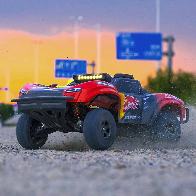JJRC-C8826 X Flash 1:10 4WD RC Auto Grote Borstelloze Simulatie Afstandsbediening Hoge Snelheid Korte Vrachtwagen Off Road Voertuig Model Gift