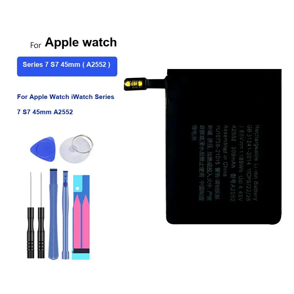 

Аккумулятор для часов 265,9 мАч для Apple Watch Series 6 40 мм, надежное питание
