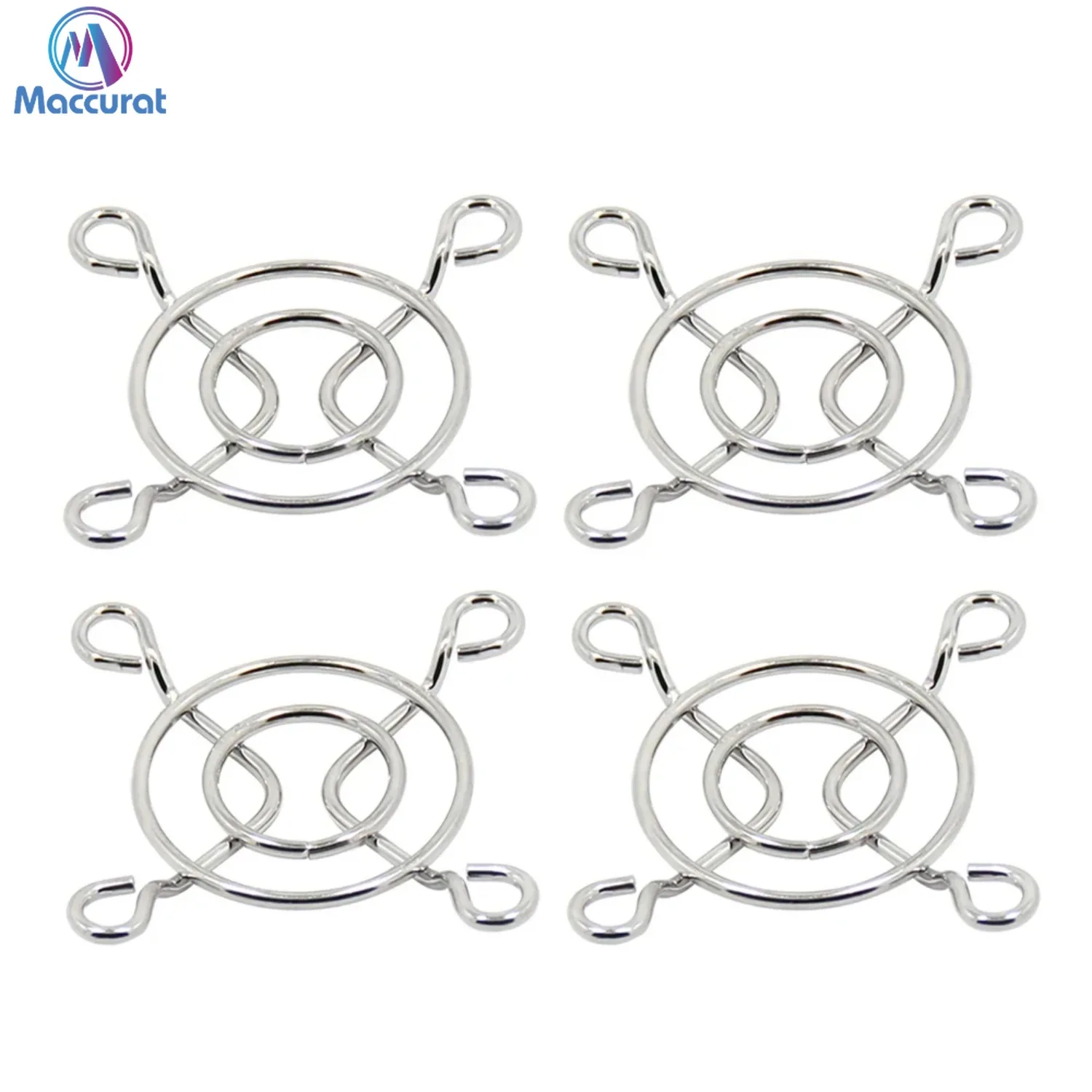 5pcs 40*40mm Fan Cover 40mm 1.6 Inches PC Case Fan Grill Protector Silver Metal Finger Guard Cover 4cm Iron Net for MK8 Extruder