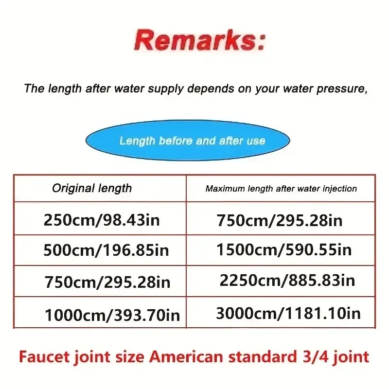 Expandable Garden Hose, High-Pressure Water Gun, Adjustable, No Deformation, Suitable For Outdoor Watering And Vehicle Cleaning