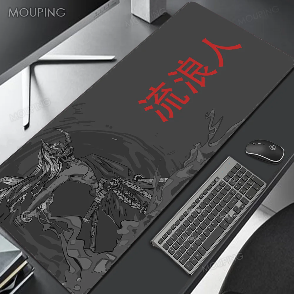 Ronin Mousepad Company Laptop Gaming Carpet Gamer Desk Pink Office Deskmat Anime Computer Accessories Keyboard Mouse Pad Rubber