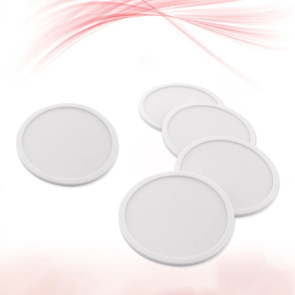 

Silicone Cup Mat 10Cm Thick Round Waterproof Non-Slip Heat Resistant Dishwasher Safe For Table Protection Bowl Placemat