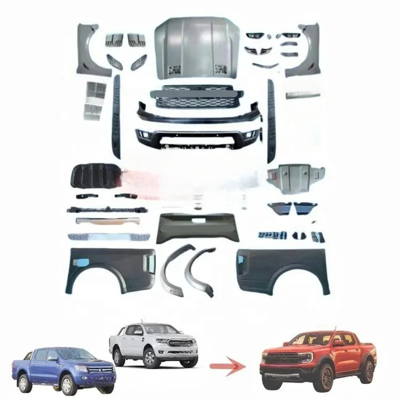 Off Road 4x4 Pickup Upgrade Conversion Set To Raptor Style Truck Replacement Parts 2012-2021