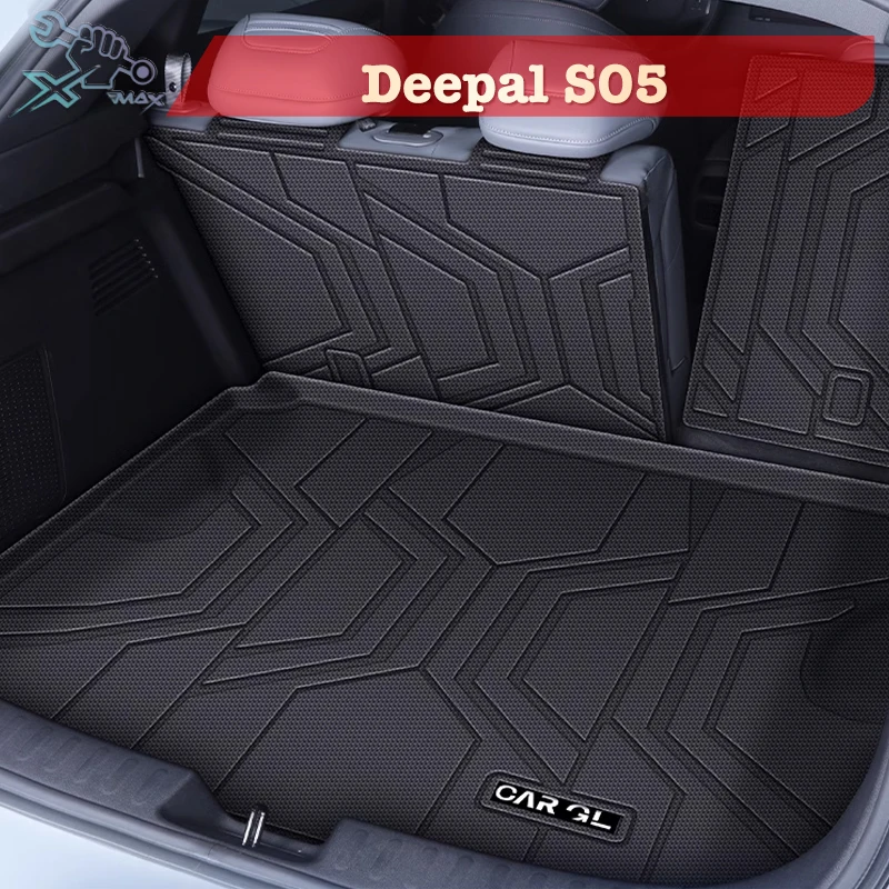 

For Changan Deepal S05 2024 TPE Custom Fit Car Trunk Mat All Season Black Cargo Mat 3D Shaped Laser Measured Trunk Liners