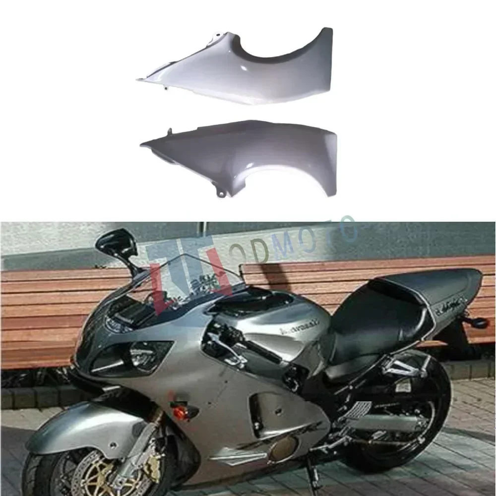 Para kawasaki ninja zx 12r 2000 2001 motocicleta sem pintura tubo de cabeça guarnição cobre injeção abs carenagem ZX-12R 00-01 acessórios