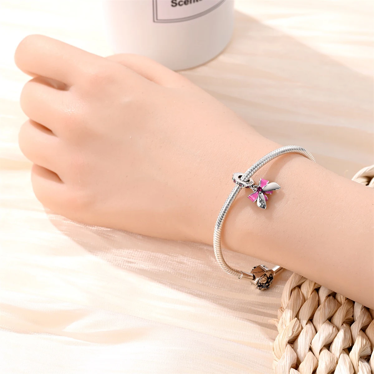 Yeni 925 Ayar Gümüş Pembe Yay - Tie Clip Silver incelemesi ve fiyatı