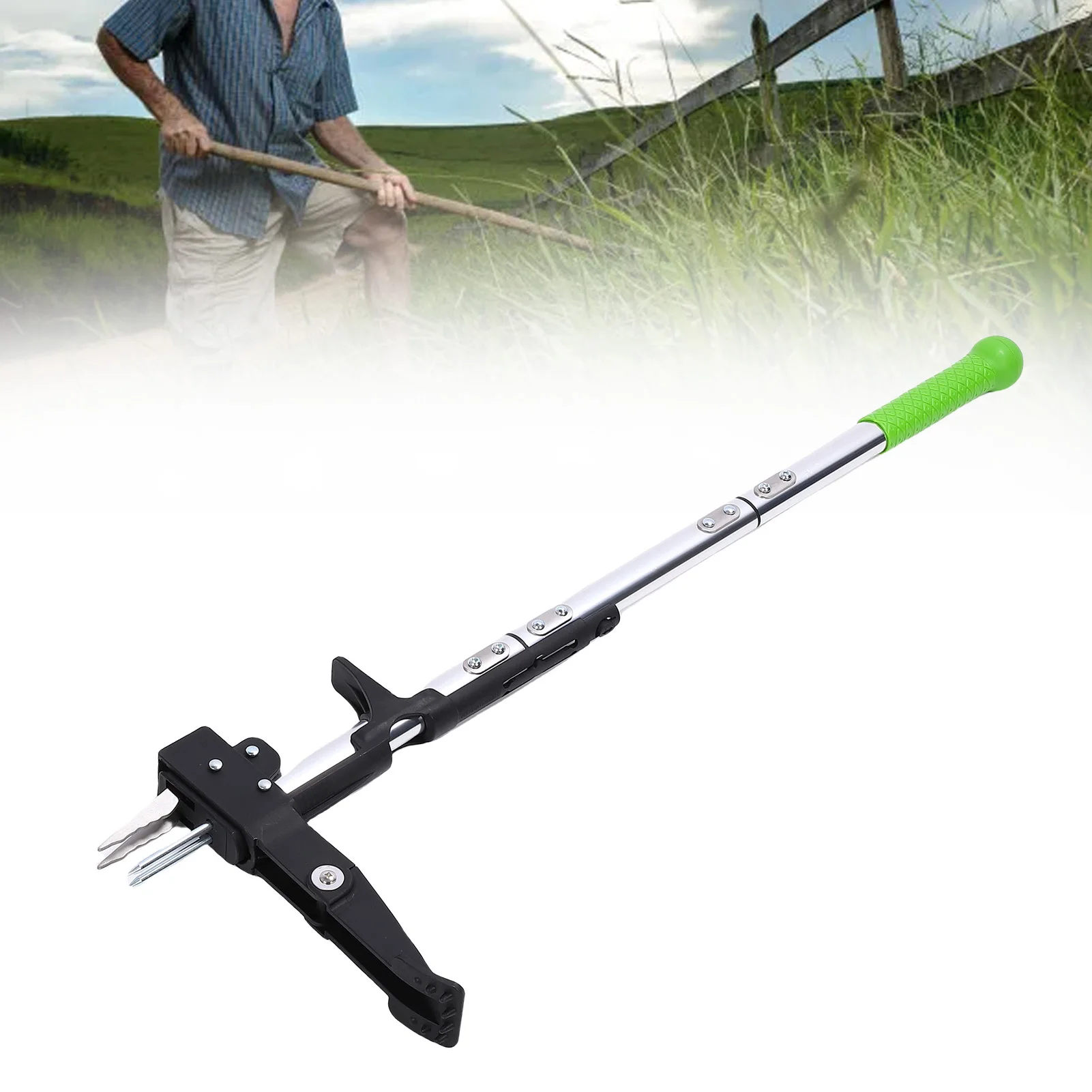 

Stand Up Weed Puller Aluminum Detachable High Strength 4 Claws Weed Remover Puller Weed Puller Stand Up Weed Puller Weed Remover
