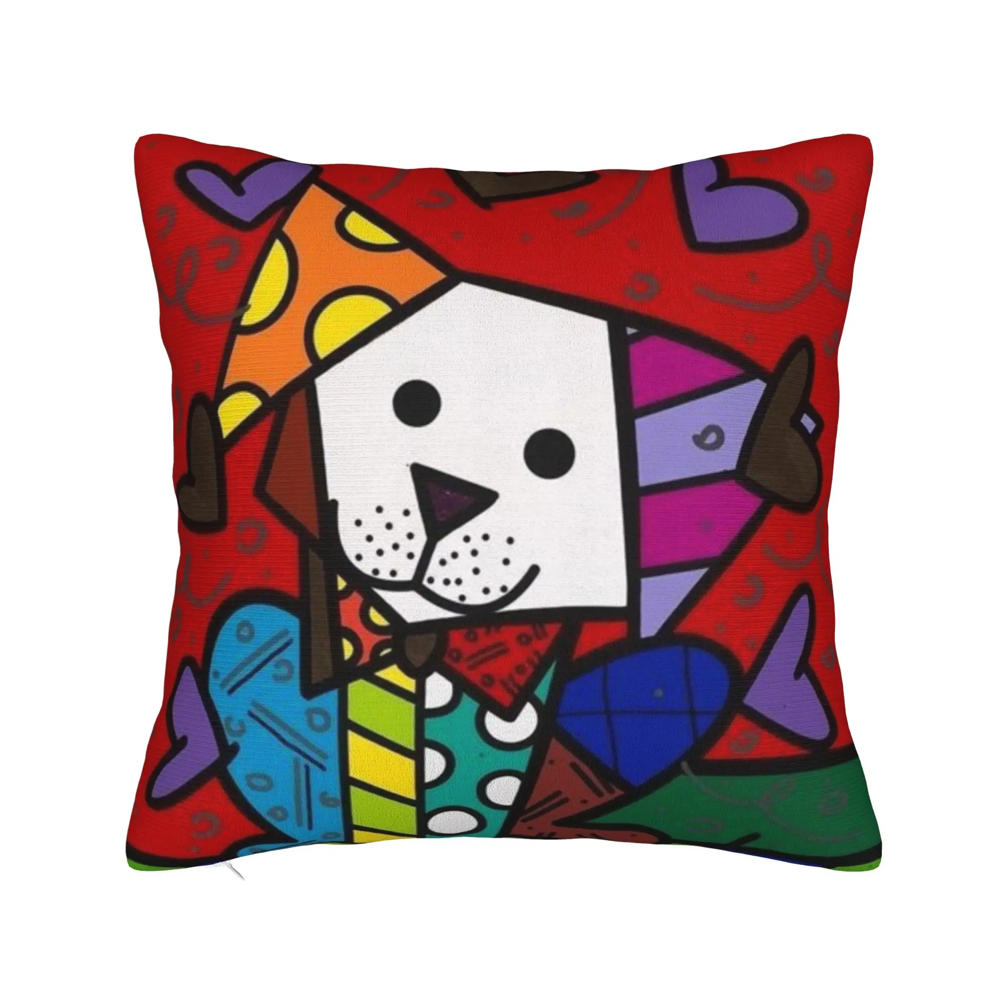 B-BrittoES Pillow Cover  Comfy Cushion Cover Vintage Pillow Case For Office Car Home Decor